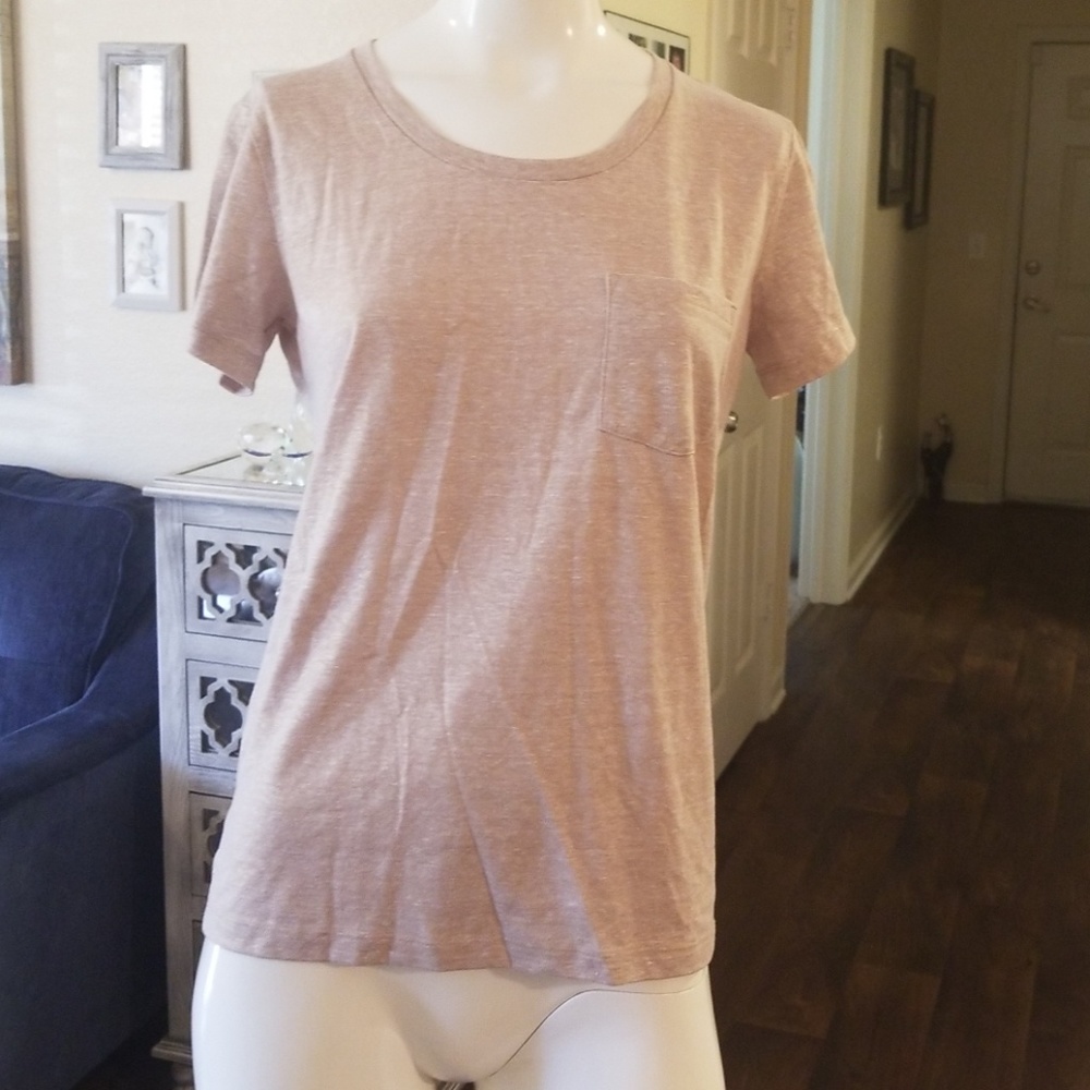 J. Crew shimmer tee